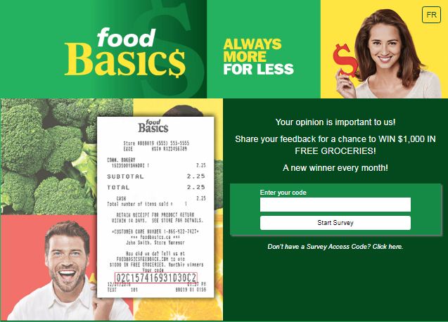 Food Basics Survey
