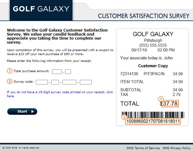 Golf Galaxy Survey
