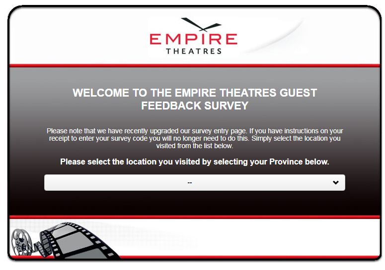 Empire Theatres Survey 