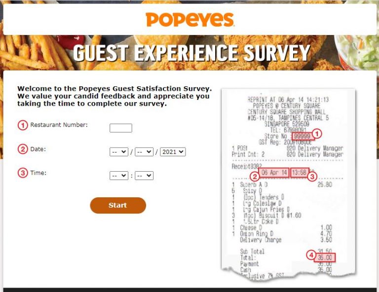 TellpopeyesSingapore Popeyes Survey Win Validation Code
