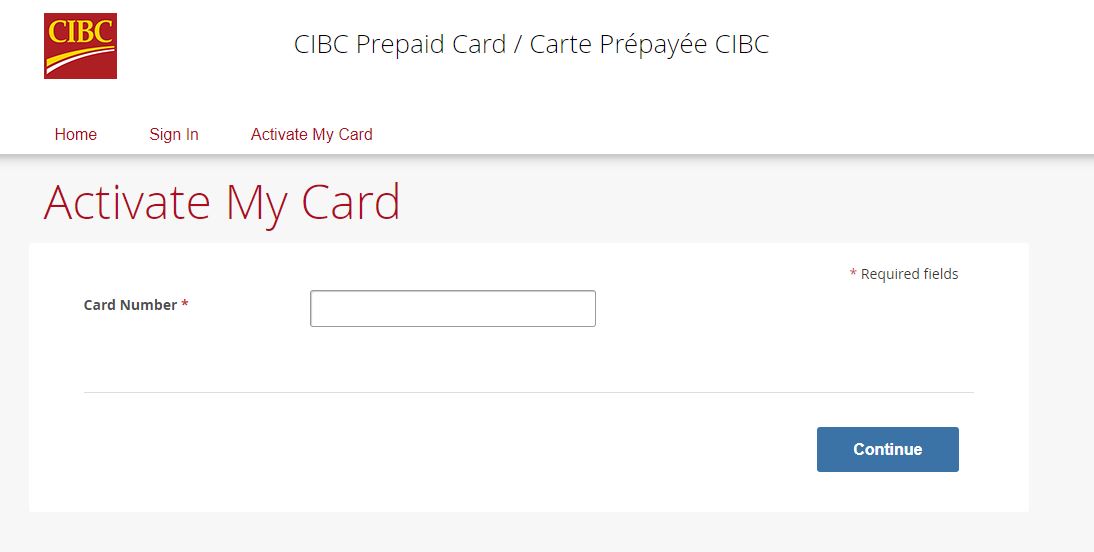 Activate CIBC Credit Card