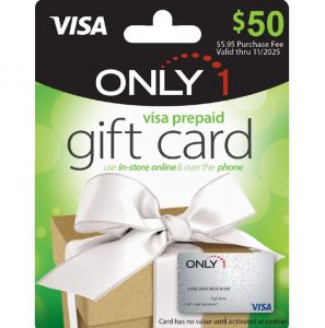 Only 1 Visa Prepaid Gift Card Balance