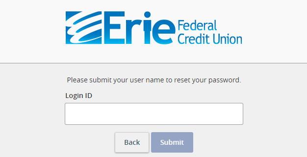 Erie Federal Credit Union Login Password Reset